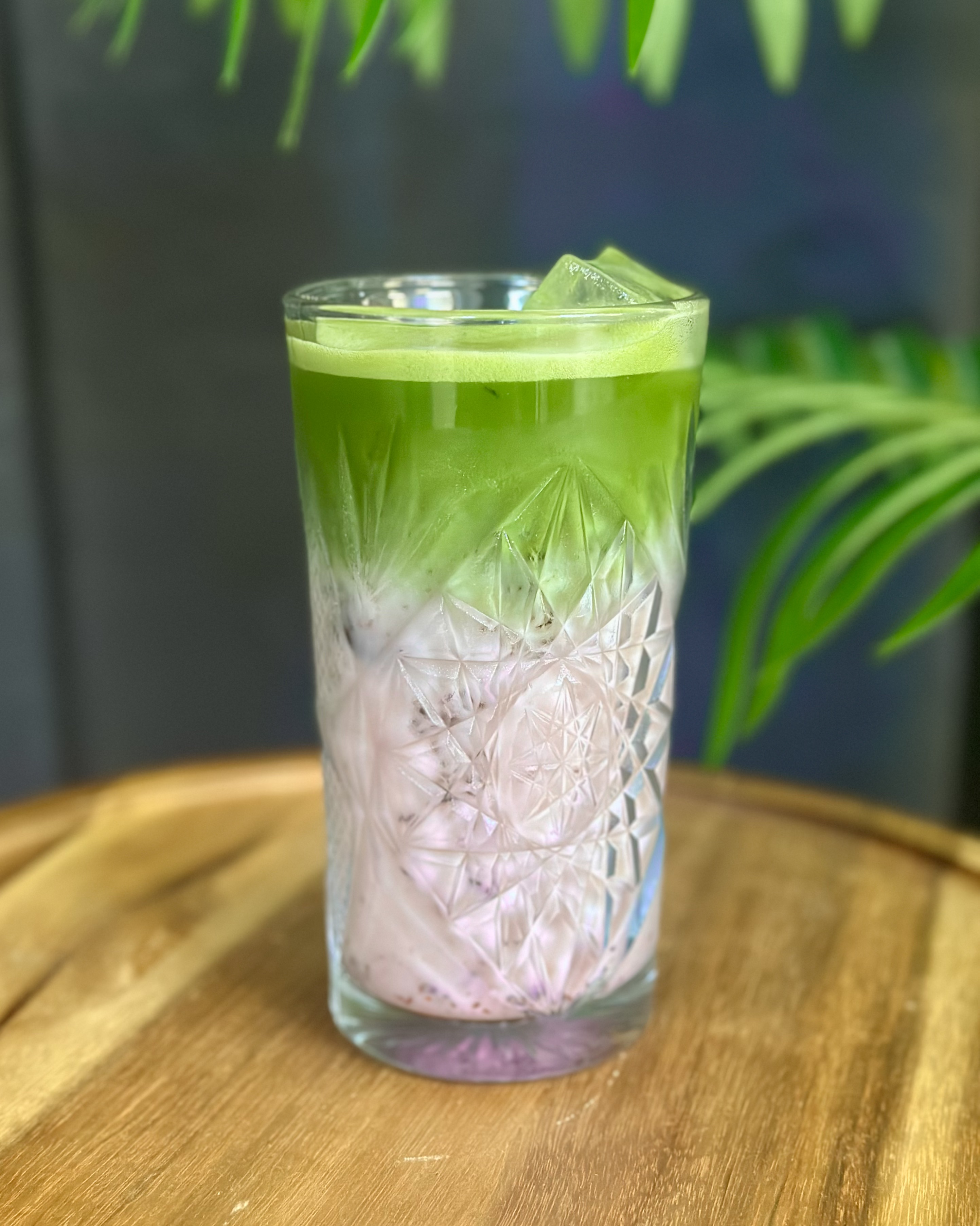 Blueberry Yuzu Matcha - Buenas Coffee seasonal drink